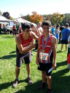 Impressed at my son's speed and agility!