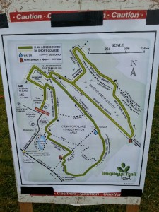 Map of the courses