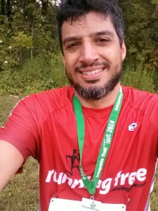 Post race selfie with medal!