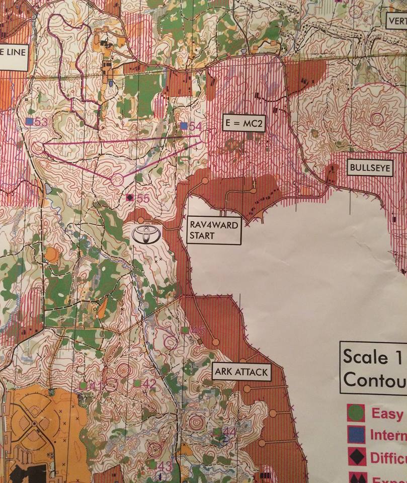 Peak 2 Peak 2015 half map ARKfest and Triangle