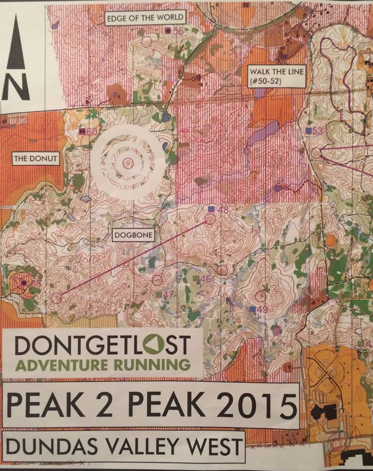 Peak 2 Peak 2015 half map Dogbone