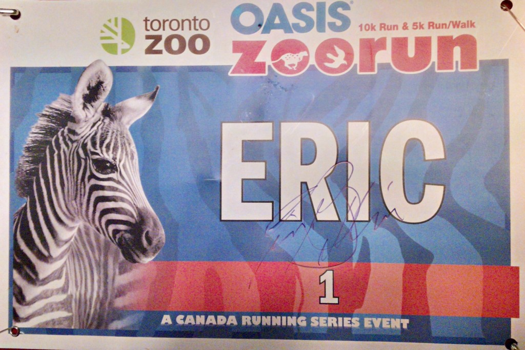 Eric Gillis Race Bib