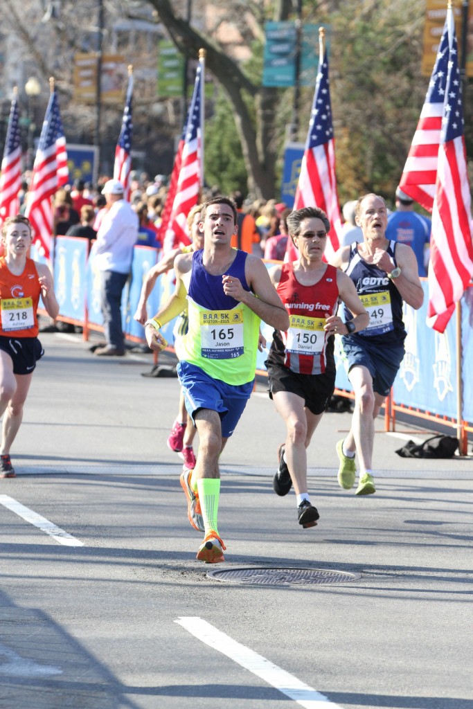 Boston 5k Finish